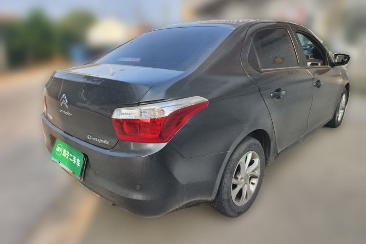 Used Citroen Elysee 2014 1.6L Manual Fashion Model CNG Rear Right 45 Deg