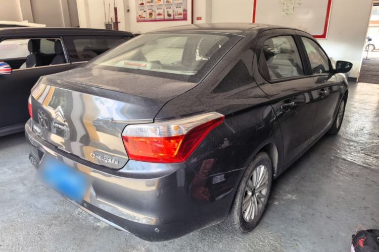 Used Citroen Elysee 2014 1.6L Manual Fashion Edition Rear Right 45 Deg