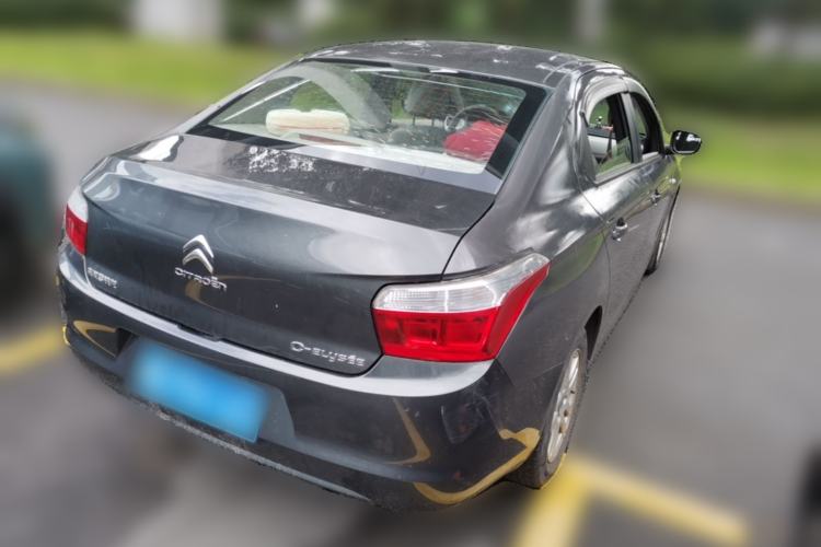 Used Citroen Elysee 2014 1.6L Automatic Fashion Model Rear Right 45 Deg