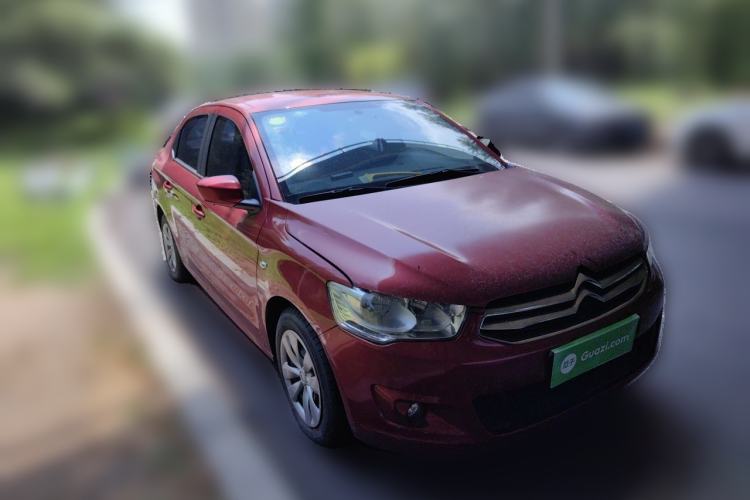 Used Citroen Elysee 2014 1.6L Manual Fashion Model CNG Front Right 45 Deg