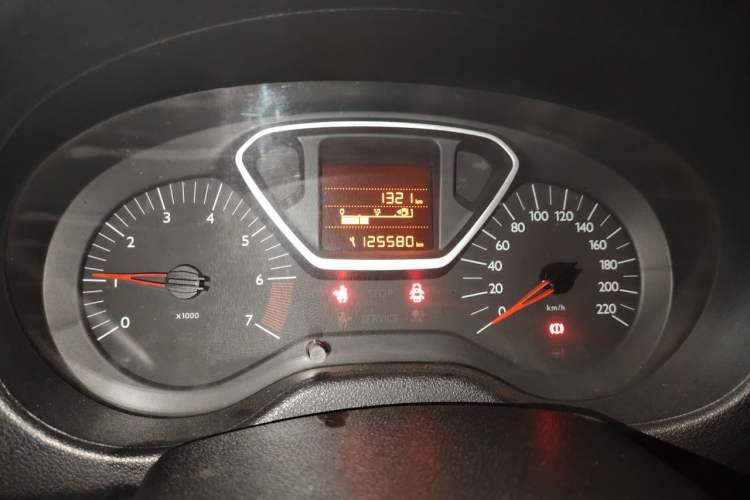 Used Citroen Elysee 2014 1.6L Manual Comfort Model Odometer Close Up