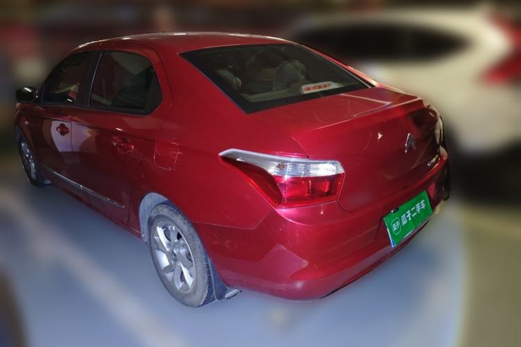 Used Citroen Elysee 2014 1.6L Automatic Comfort Model Rear Left 45 Deg