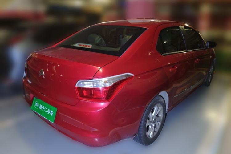 Used Citroen Elysee 2014 1.6L Automatic Comfort Model Rear Right 45 Deg