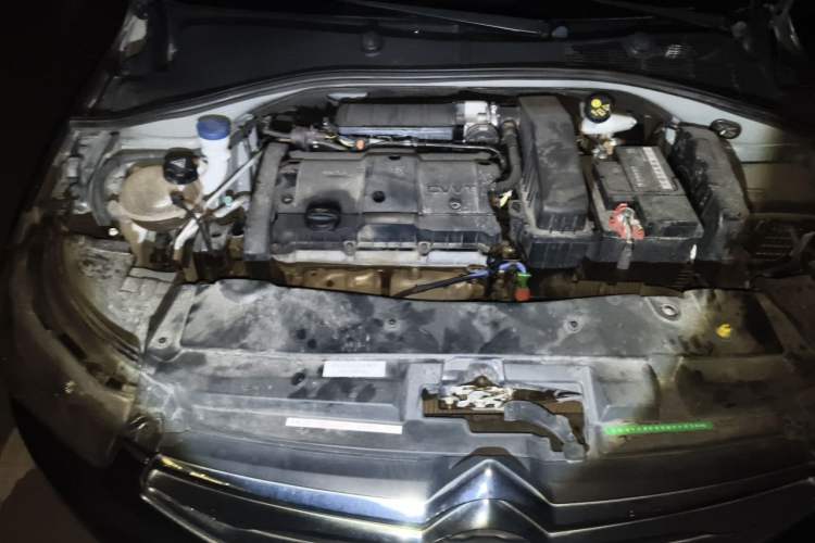 Used Citroen Elysee 2014 1.6L Manual Comfort Model Engine Bay