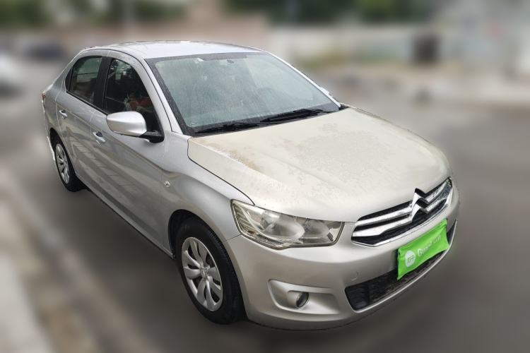 Used Citroen Elysee 2014 1.6L Manual Fashion Model CNG Front Right 45 Deg