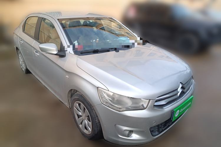 Used Citroen Elysee 2014 1.6L Manual Fashion Model CNG Front Right 45 Deg
