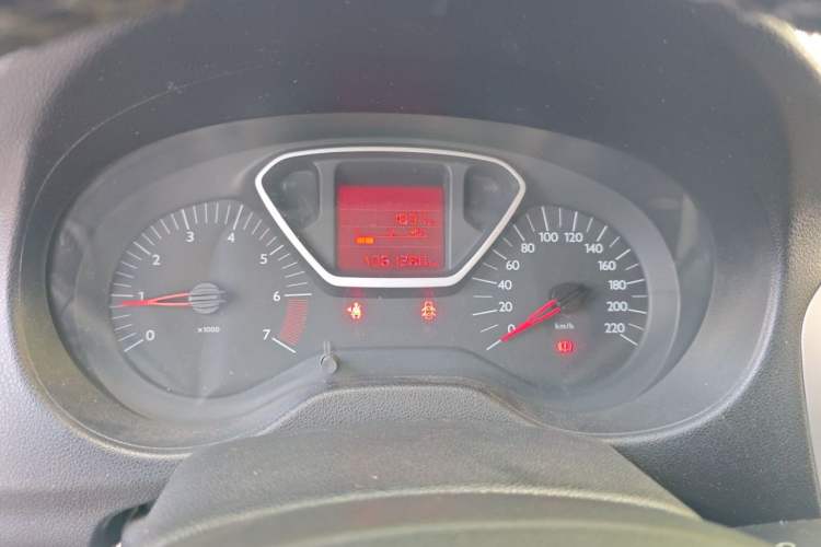 Used Citroen Elysee 2014 1.6L Manual Comfort Model Odometer Close Up
