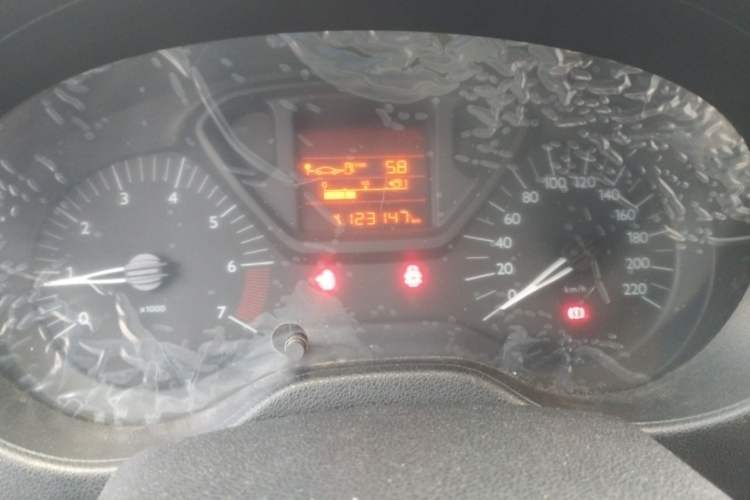 Used Citroen Elysee 2014 1.6L Manual Fashion Edition Odometer Close Up