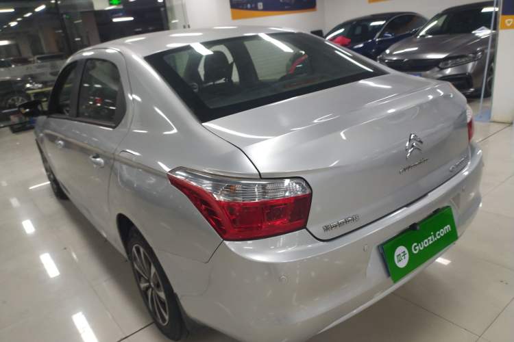 Used Citroen Elysee 2014 1.6L Manual Fashion Edition Rear Left 45 Deg