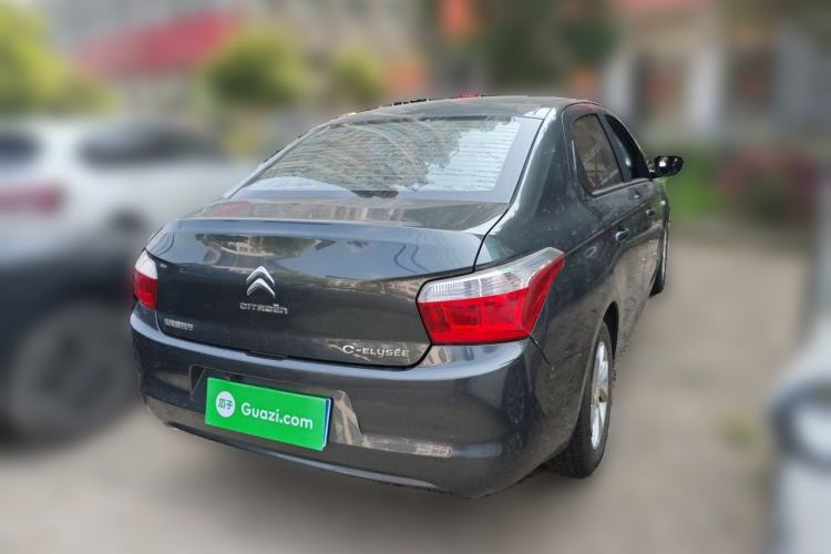 Used Citroen Elysee 2014 1.6L Manual Fashion Model CNG Rear Right 45 Deg