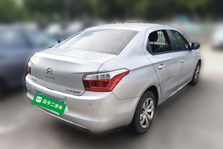 Used Citroen Elysee 2014 1.6L Manual Fashion Edition Rear Right 45 Deg