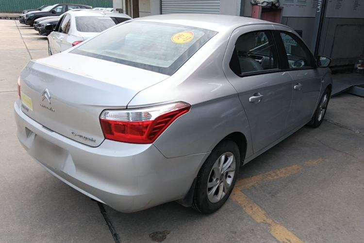 Used Citroen Elysee 2014 1.6L Manual Fashion Edition Rear Right 45 Deg