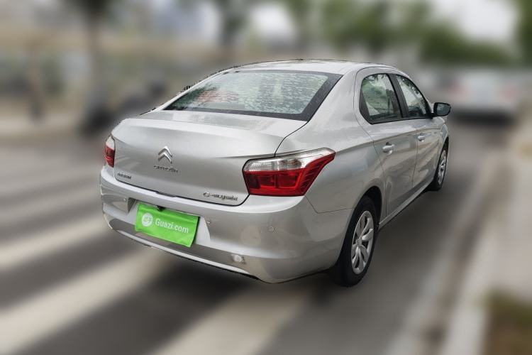 Used Citroen Elysee 2014 1.6L Manual Fashion Model CNG Rear Right 45 Deg