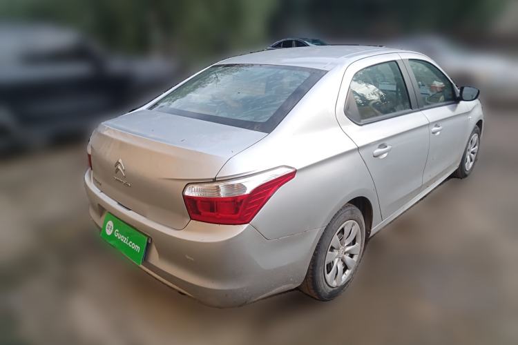 Used Citroen Elysee 2014 1.6L Manual Fashion Model CNG Rear Right 45 Deg