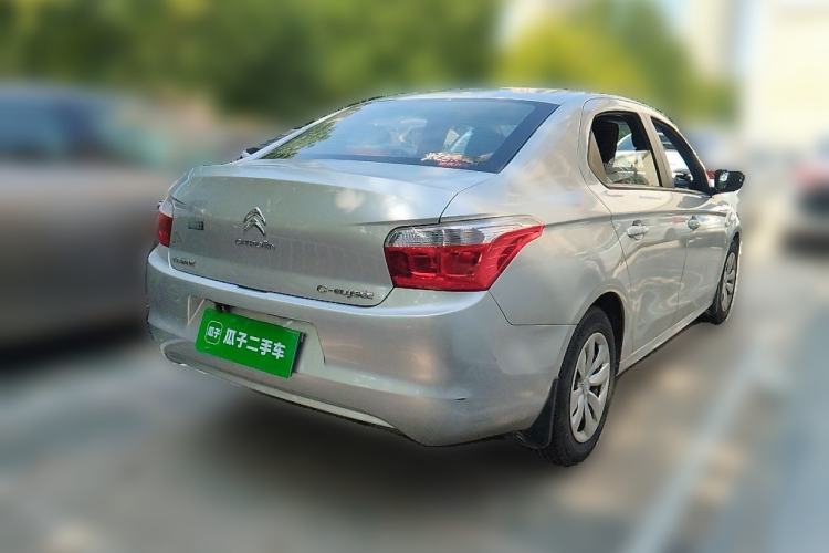 Used Citroen Elysee 2014 1.6L Manual Fashion Edition Rear Right 45 Deg
