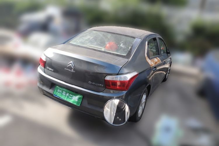 Used Citroen Elysee 2014 1.6L Manual Fashion Edition Rear Right 45 Deg