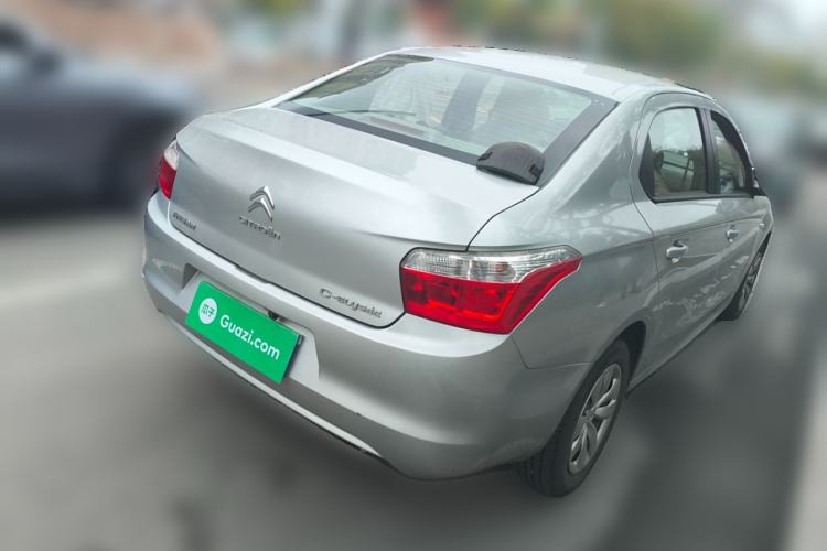 Used Citroen Elysee 2014 1.6L Manual Fashion Edition Rear Right 45 Deg