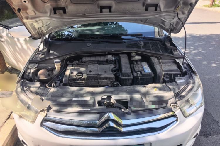 Used Citroen Elysee 2014 1.6L Manual Fashion Model CNG Engine Bay