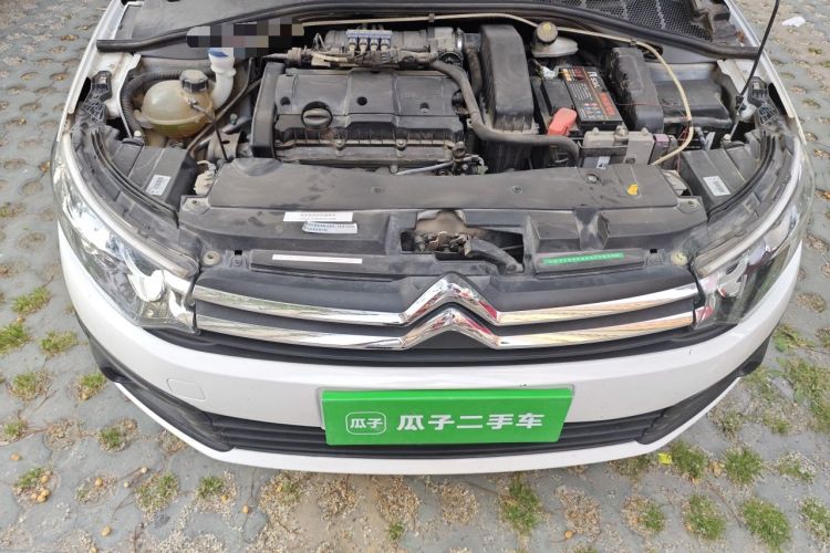Used Citroen Elysee 2014 1.6L Manual Fashion Model CNG Engine Bay