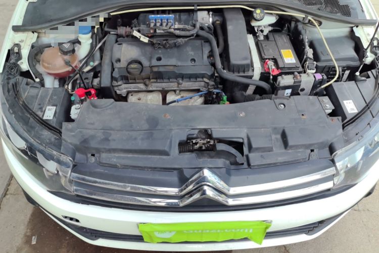 Used Citroen Elysee 2014 1.6L Manual Fashion Model CNG Engine Bay