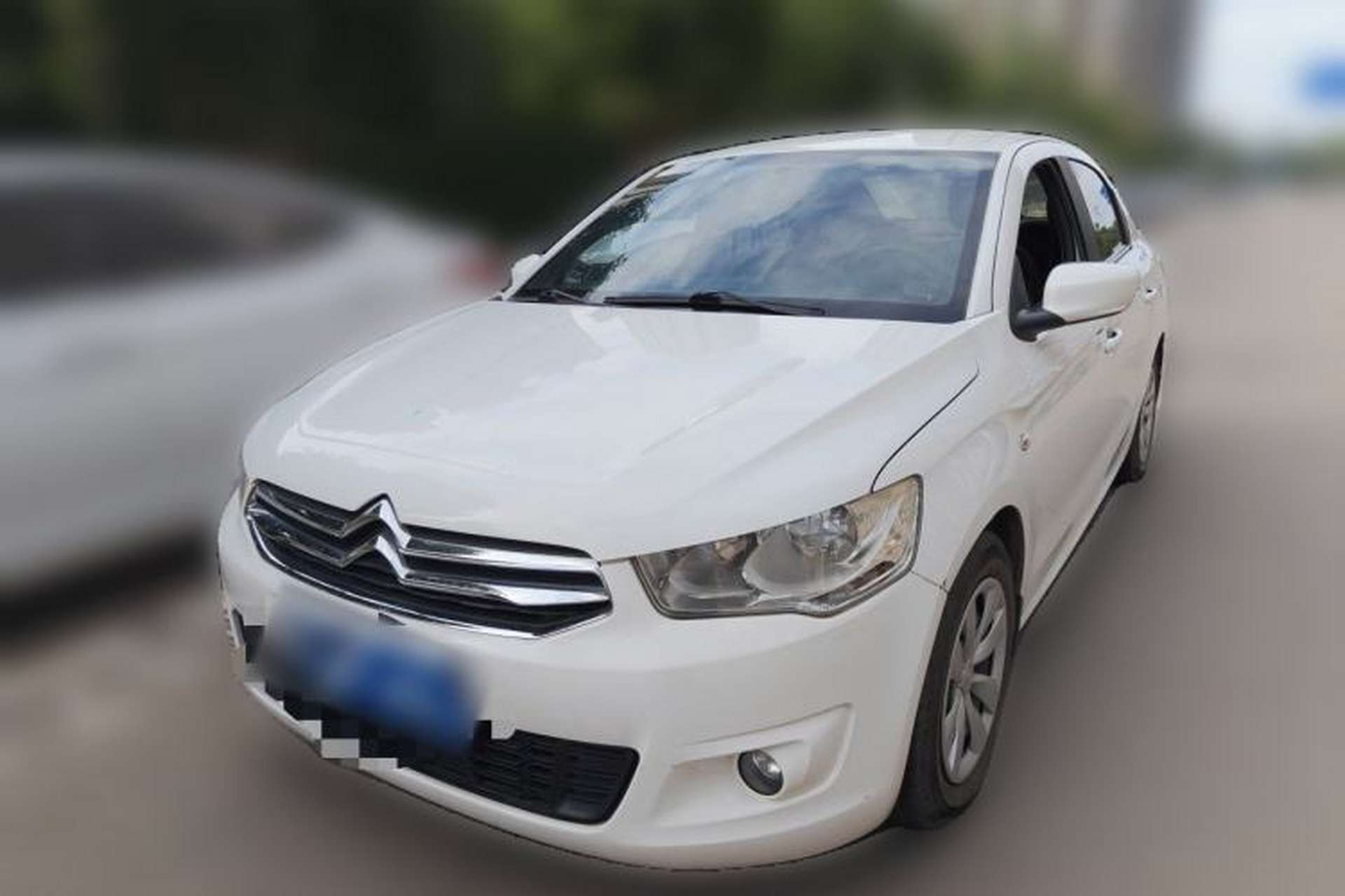 Used Citroen Elysee 2014 1.6L Manual Fashion Model CNG Front Left 45 Deg