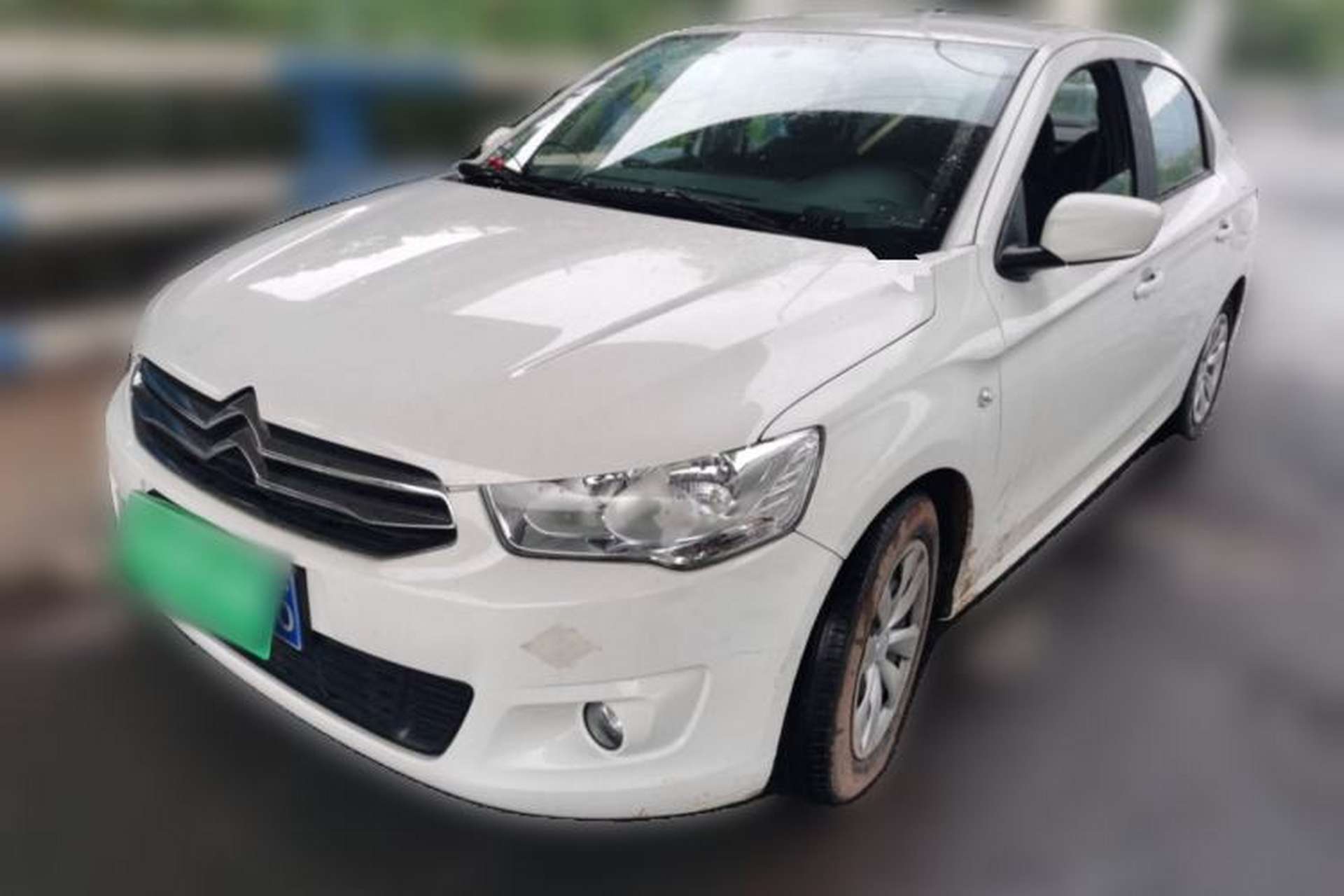 Used Citroen Elysee 2014 1.6L Manual Fashion Model CNG Front Left 45 Deg