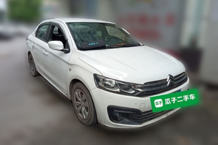 Used Citroen Elysee 2014 1.6L Manual Fashion Model CNG Front Right 45 Deg