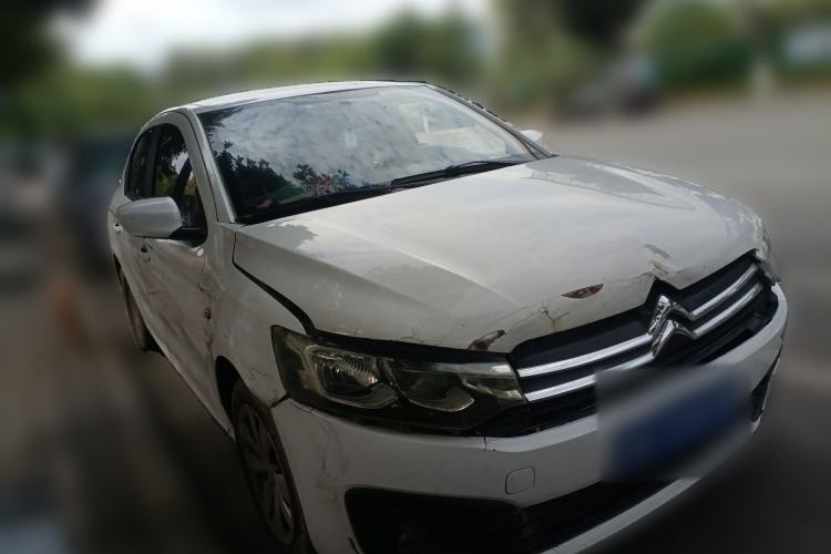 Used Citroen Elysee 2014 1.6L Manual Fashion Model CNG Front Right 45 Deg