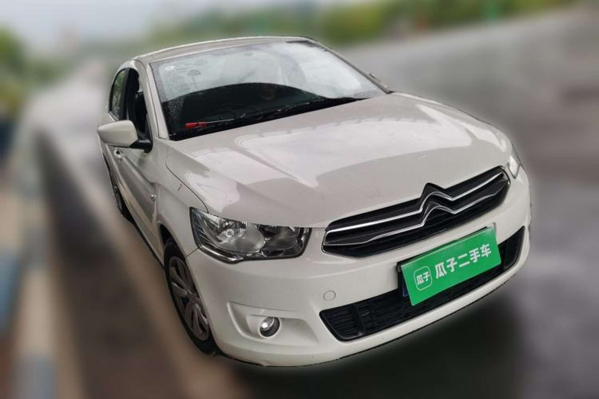 Used Citroen Elysee 2014 1.6L Manual Fashion Model CNG Front Right 45 Deg