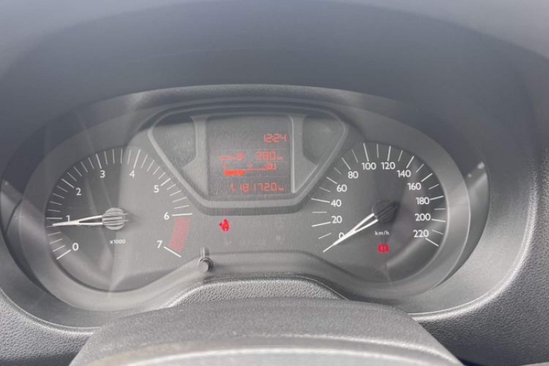 Used Citroen Elysee 2014 1.6L Manual Fashion Edition Odometer Close Up