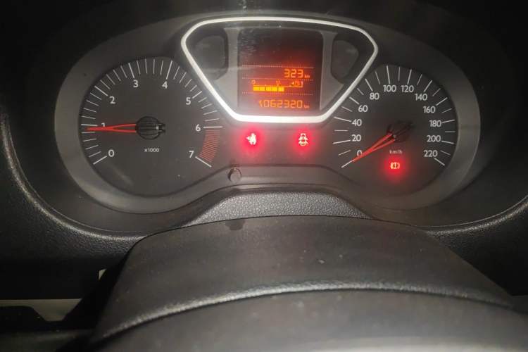 Used Citroen Elysee 2014 1.6L Manual Comfort Model Odometer Close Up