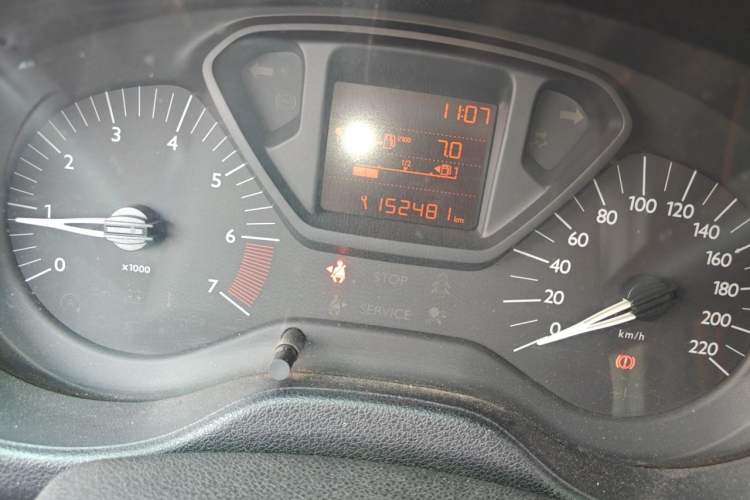 Used Citroen Elysee 2014 1.6L Manual Fashion Edition Odometer Close Up