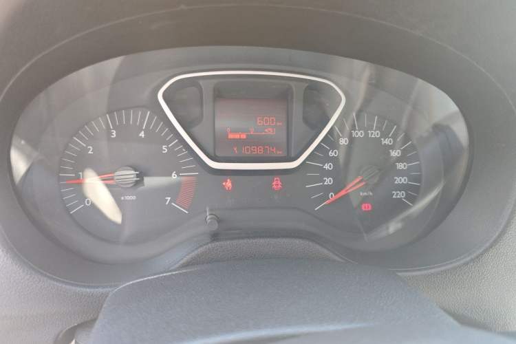 Used Citroen Elysee 2014 1.6L Manual Comfort Model Odometer Close Up