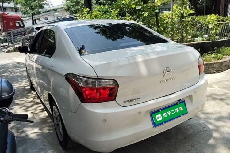 Used Citroen Elysee 2014 1.6L Automatic Fashion Model Rear Left 45 Deg