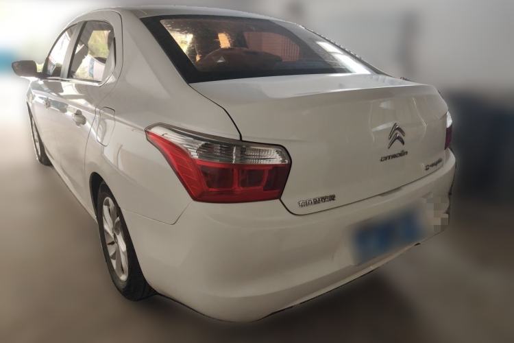 Used Citroen Elysee 2014 1.6L Manual Fashion Edition Rear Left 45 Deg