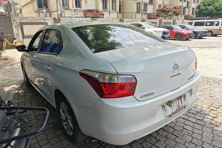 Used Citroen Elysee 2014 1.6L Automatic Fashion Model Rear Left 45 Deg