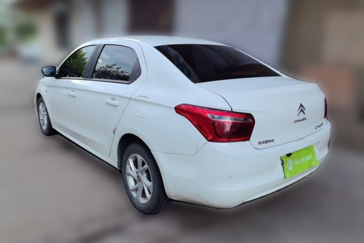 Used Citroen Elysee 2014 1.6L Manual Fashion Model CNG Rear Left 45 Deg