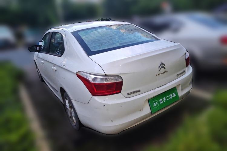 Used Citroen Elysee 2014 1.6L Manual Comfort Model Rear Left 45 Deg