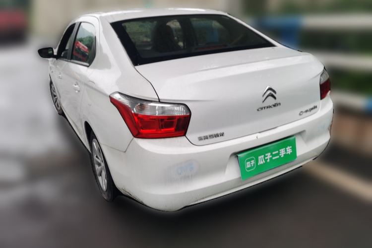 Used Citroen Elysee 2014 1.6L Manual Fashion Model CNG Rear Left 45 Deg