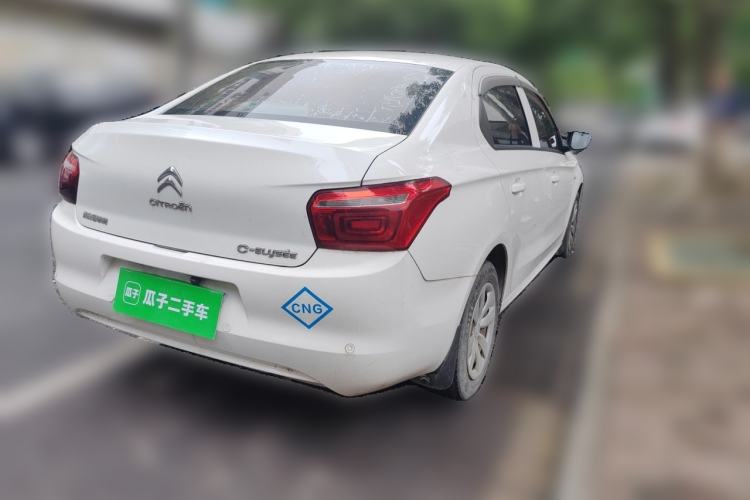 Used Citroen Elysee 2014 1.6L Manual Fashion Model CNG Rear Right 45 Deg