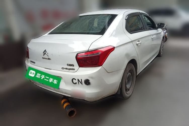 Used Citroen Elysee 2014 1.6L Manual Fashion Model CNG Rear Right 45 Deg