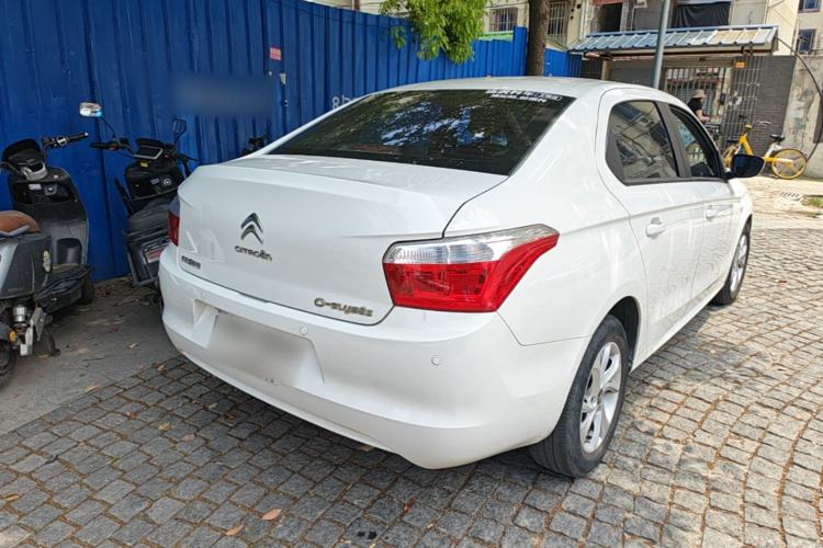Used Citroen Elysee 2014 1.6L Automatic Fashion Model Rear Right 45 Deg