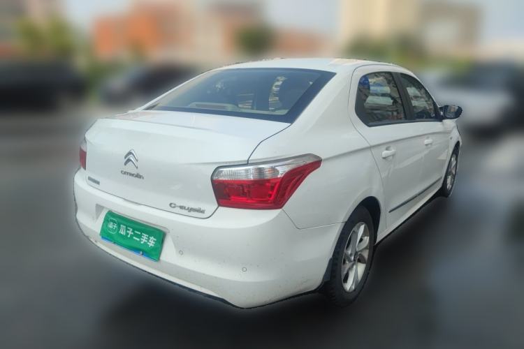 Used Citroen Elysee 2014 1.6L Automatic Comfort Model Rear Right 45 Deg