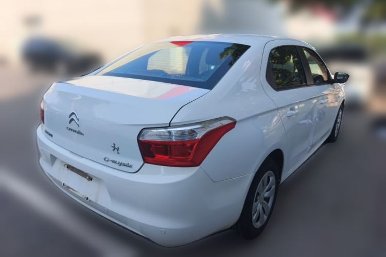 Used Citroen Elysee 2014 1.6L Manual Fashion Edition Rear Right 45 Deg