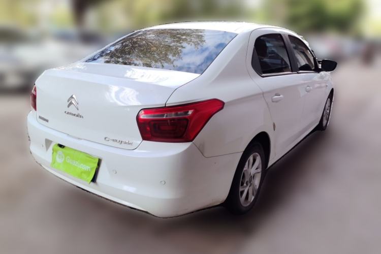Used Citroen Elysee 2014 1.6L Manual Fashion Model CNG Rear Right 45 Deg