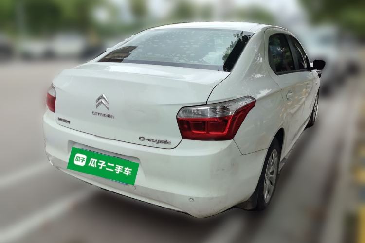 Used Citroen Elysee 2014 1.6L Manual Fashion Edition Rear Right 45 Deg