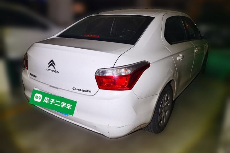 Used Citroen Elysee 2014 1.6L Automatic Fashion Model Rear Right 45 Deg