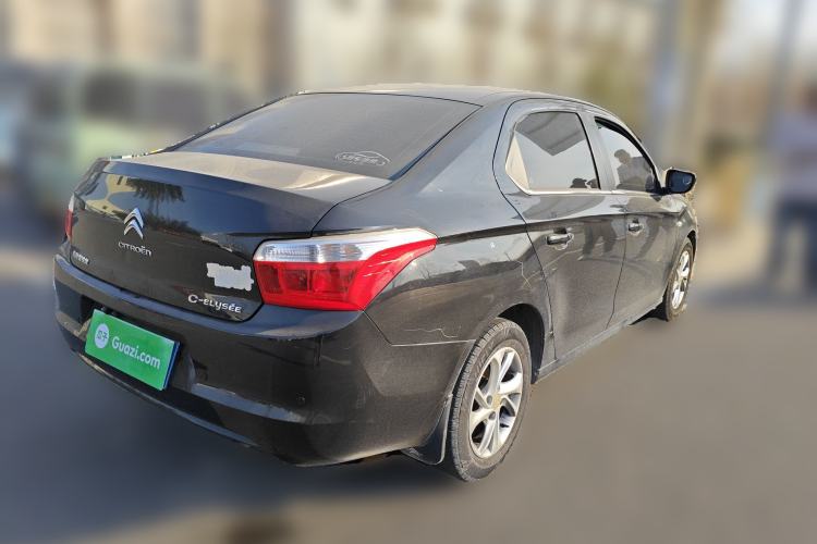 Used Citroen Elysee 2015 Zhishang Edition 1.6L Manual Fashion Model Rear Right 45 Deg