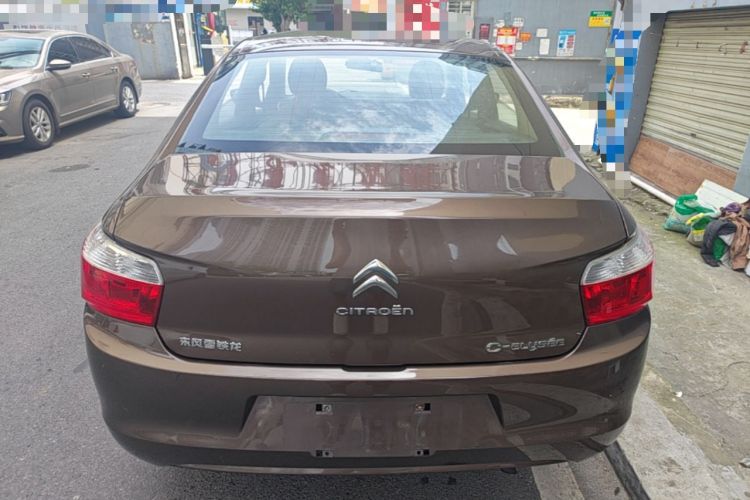 Used Citroen Elysee 2015 Zhishang Edition 1.6L Manual Fashion Model Rear