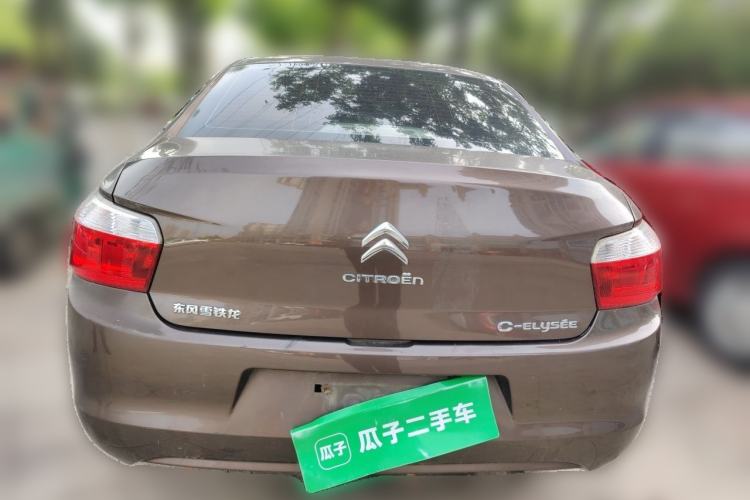 Used Citroen Elysee 2015 Zhishang Edition 1.6L Manual Fashion Model Rear